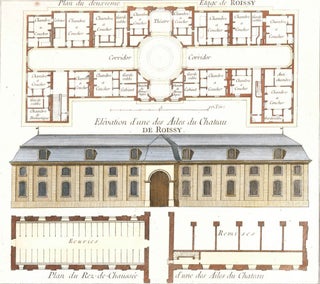 Item nr. 157468 Cahier 3, Plate 11. Plan du deuxieme Etage de Roissy. Les Jardins Anglo-Chinois...