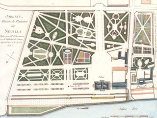 Item nr. 157470 Cahier 10, Plate 4. Jardins, Maison de Plaisance de Neuilly… Jardins...