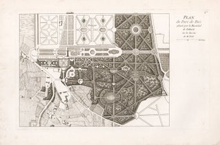 Item nr. 157482 Cahier 9, Plate 3. Plan du Parc de Bisi planté par le Maréchal de Belleisle Sur...