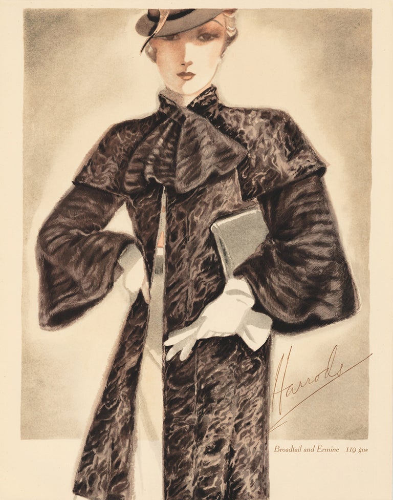 Item nr. 157537 Broadtail and Ermine coat. Trade Catalogue. Unknown.