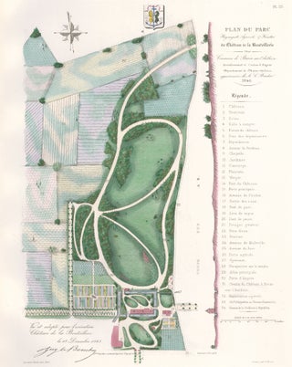 Item nr. 157579 Plate 25. Plan du Parc Paysagiste Agricole & Forestier du Château de la...
