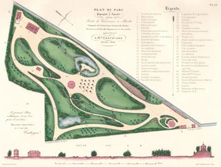 Item nr. 157608 Plate 38. Plan du Parc Paysagiste & Agricole situé Route de Vaucresson a Mantes,...