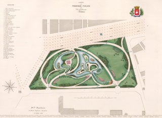 Item nr. 157616 Pl. 1. Jardin et Promenade Publicsde Montélimau (Drôme). Les parcs et jardins....