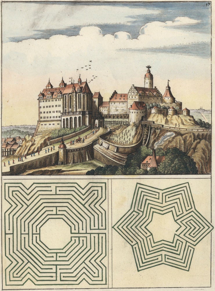 Item nr. 157635 Pl. 17. Prospectus aulæ Altenburgensis in Misnia. Architectura Curiosa Nova. Georg Andreas Boeckler, Georg Andreas Böckler.