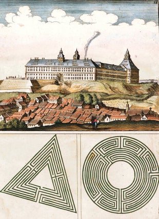 Item nr. 157645 Pl. 18. Sedis ducalis Gothanæ facies. Architectura Curiosa Nova. Georg Andreas...
