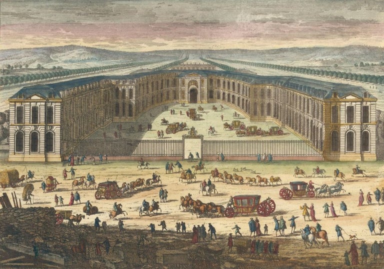 Item nr. 157649 La Grande Ecurie du Roy a Versailles, est à côté de la petite. Adam Perelle.
