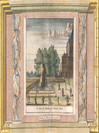 Item nr. 157657 La Cour des Fontaines de Fontaine-Bleau. Pierre van der Aa, Pierre van der Aa