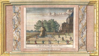 Item nr. 157657 La Cour des Fontaines de Fontaine-Bleau. Pierre van der Aa, Pierre van der Aa