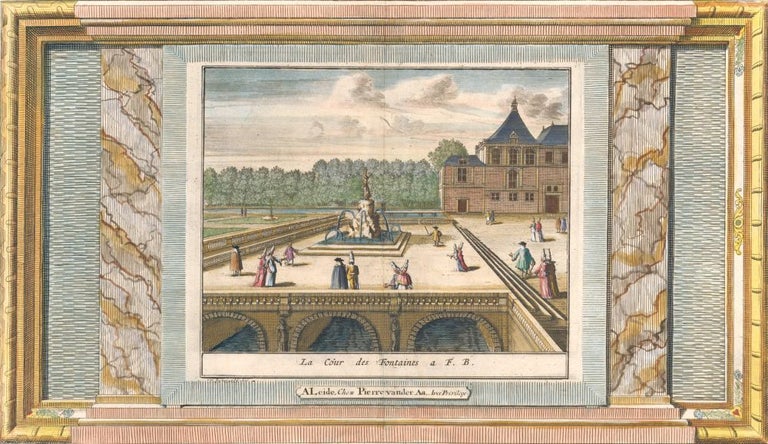 Item nr. 157659 La Cour des Fountaines a F. B. Pierre van der Aa, Pierre van der Aa.