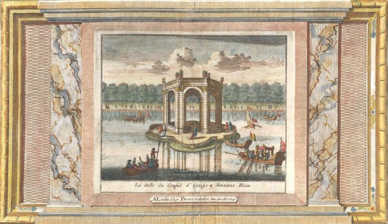 Item nr. 157661 Le Bassin de La Salle du Conseil d'Etang, a Fontaine-Bleau. Pierre van der Aa, Pierre van der Aa.