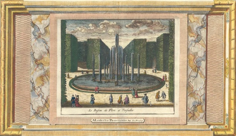 Item nr. 157664 Le Bassin de Flore à Versailles. Pierre van der Aa, Pierre van der Aa.