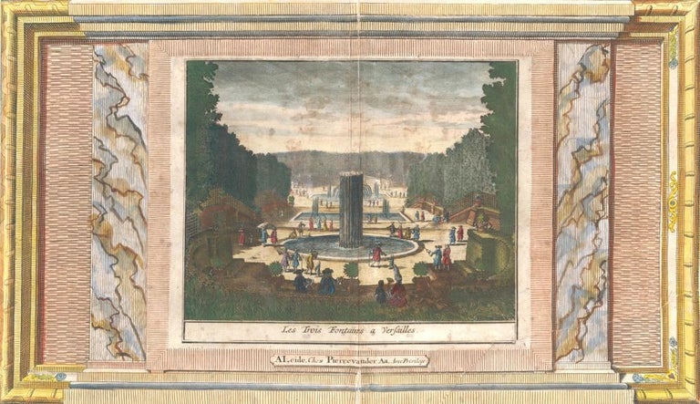 Item nr. 157673 Les Trois Fontaines à Versailles. Pierre van der Aa, Pierre van der Aa.