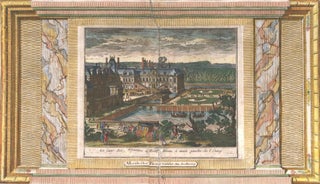 Item nr. 157679 La Cour des Fontaines de Fontne.-Bleau, à main gauche de l'Êtang. Pierre van...