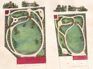 Item nr. 157860 Pl. 28. Jardin D'agrément. Plans Raisonnes de Toutes les Especes de...