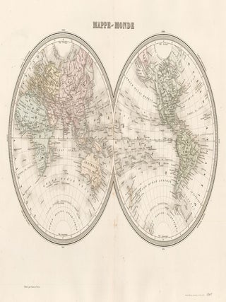 Item nr. 158521 Mappe-Monde. Atlas Universel De Geographie Ancienne Et Moderne. A. Vuilemin