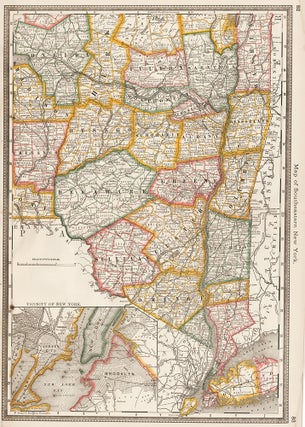 Item nr. 158528 Map of Southeastern New York. Unknown