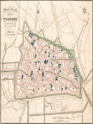 Item nr. 158620 Platte Grond der Stad Utrecht. Nicolaas van der Monde