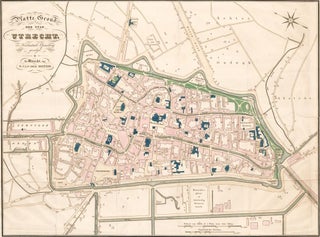 Item nr. 158620 Platte Grond der Stad Utrecht. Nicolaas van der Monde