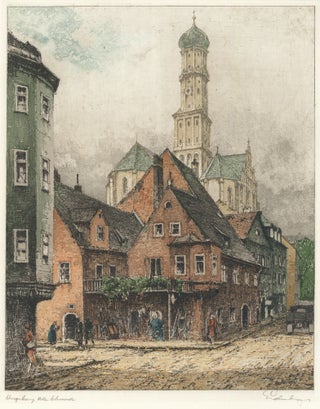 Item nr. 158937 Augsburg, Blacksmith Shop, Germany. Josef Eidenberger