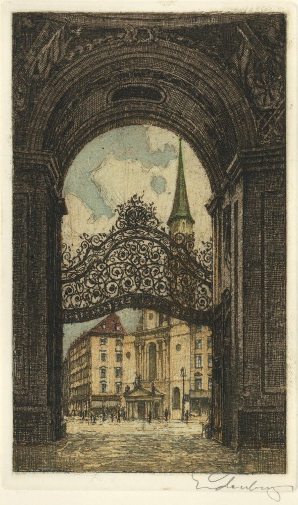 Item nr. 158940 Vienna, Palace Gate. Josef Eidenberger.