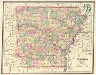 Item nr. 159014 Map of Arkansas. George Franklin Cram