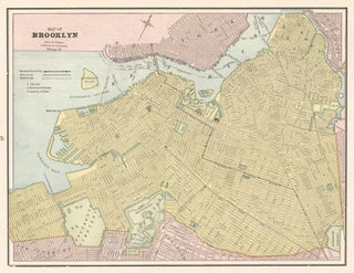 Item nr. 159040 Brooklyn. Cram's Unrivaled Atlas of the World. George Franklin Cram