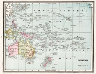 Item nr. 159093 Oceanica. Cram's Unrivaled Atlas of the World. George Franklin Cram