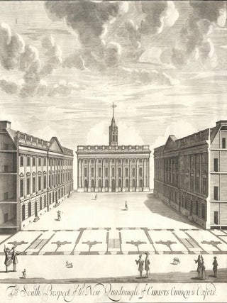 Item nr. 159427 The South Prospect of the New Quadrangle of Christs Church in Oxford. Oxonia...