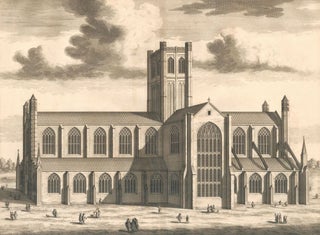 Item nr. 159443 The Cathedral Church of Bath. Britannia Illustrata. Leonard Knyff