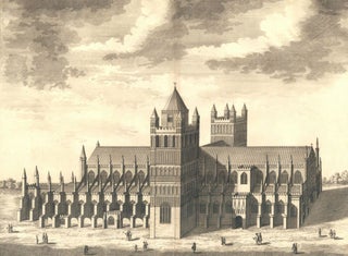 Item nr. 159448 The Cathedral Church of Exeter. Britannia Illustrata. Leonard Knyff