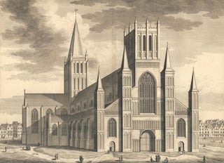 Item nr. 159449 The Cathedral Church of Hereford. Britannia Illustrata. Leonard Knyff