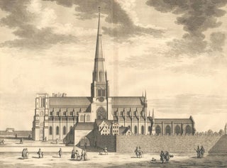Item nr. 159450 The Cathedral Church of St. Peter in Chichester. Britannia Illustrata. Leonard Knyff