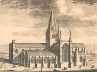 Item nr. 159451 The North Prospect of the Cathedral Church of Oxford. Britannia Illustrata....