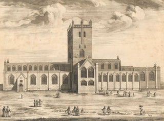 Item nr. 159453 The Cathedral Church of St. Davids. Britannia Illustrata. Leonard Knyff