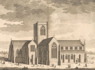 Item nr. 159454 The Cathedral Church of St. Asaph. Britannia Illustrata. Leonard Knyff