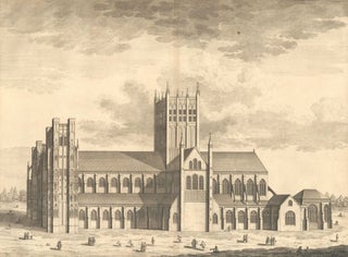 Item nr. 159455 The Cathedral Church of Wells. Britannia Illustrata. Leonard Knyff