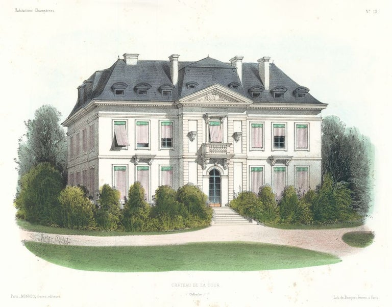 Item nr. 159556 Chateau de la Tour. Habitations Champetres. Victor Petit.