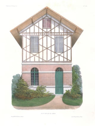 Item nr. 159563 Petit Pavillon de Jardin. Habitations Champetres. Victor Petit