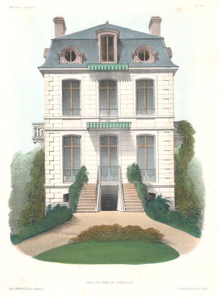 Item nr. 159564 Pavillon Pres de Versailles. Habitations Champetres. Victor Petit.