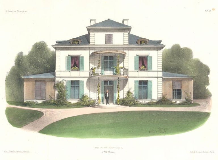 Item nr. 159566 Habitation Bourgeoise. Habitations Champetres. Victor Petit.