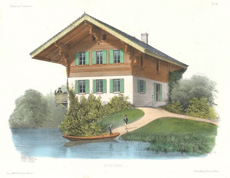 Item nr. 159567 Maison Suisse. Habitations Champetres. Victor Petit.