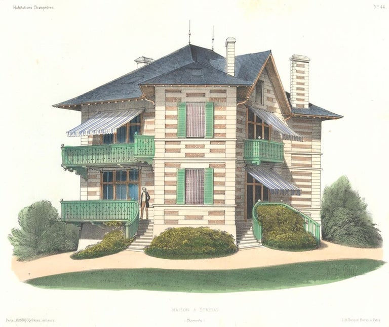 Item nr. 159573 Maison a Etretat. Habitations Champetres. Victor Petit.