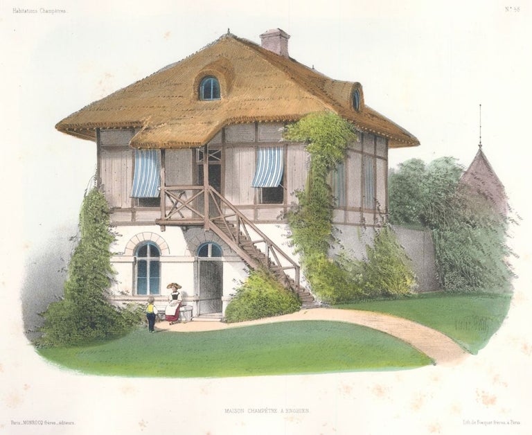Item nr. 159596 Maison Champetre a Enghien. Habitations Champetres. Victor Petit.