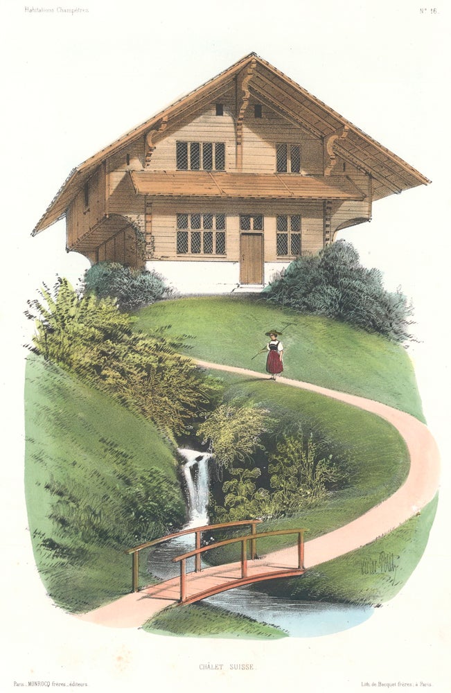 Item nr. 159599 Chalet Suisse. Habitations Champetres. Victor Petit.