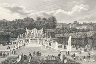 Item nr. 159630 Cascade et Chateau de St. Cloud. Collection de 28 vues de Paris Prises au...