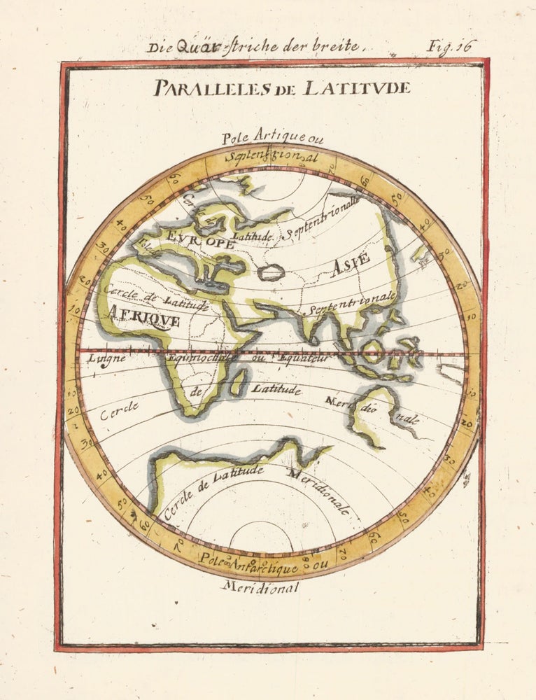 Item nr. 159641 Parallels of latitude. Description de l'Univers. Allain Manesson Mallet.