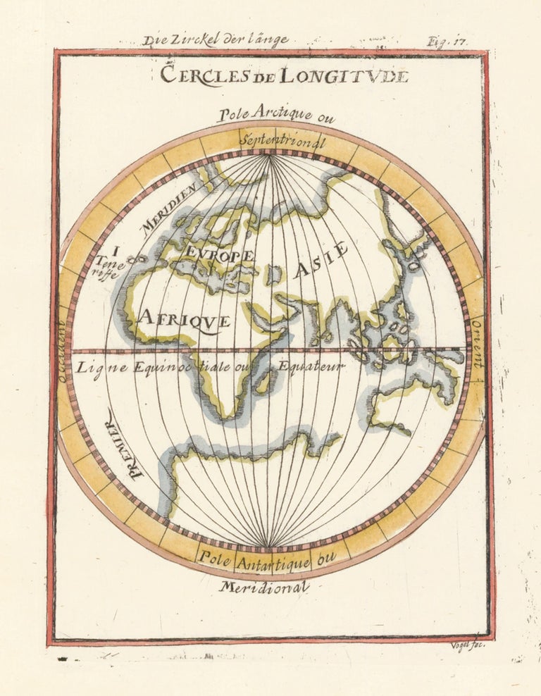 Item nr. 159642 Circles of longitude. Description de l'Univers. Allain Manesson Mallet.