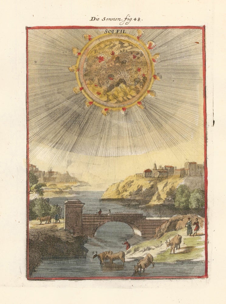 Item nr. 159684 The Sun. Description de l'Univers. Allain Manesson Mallet.