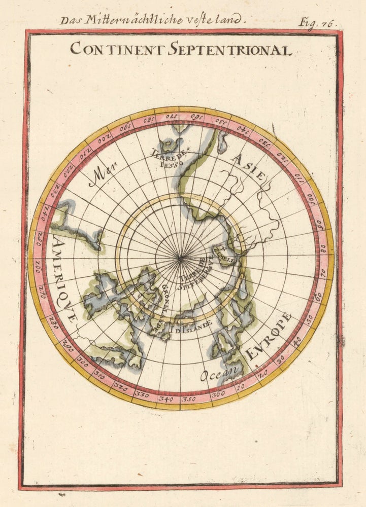 Item nr. 159696 The North Pole. Description de l'Univers. Allain Manesson Mallet.