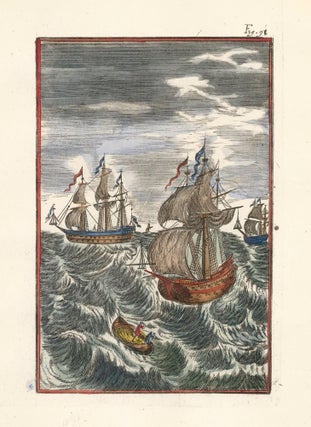 Item nr. 159710 Three ships. Description de l'Univers. Allain Manesson Mallet